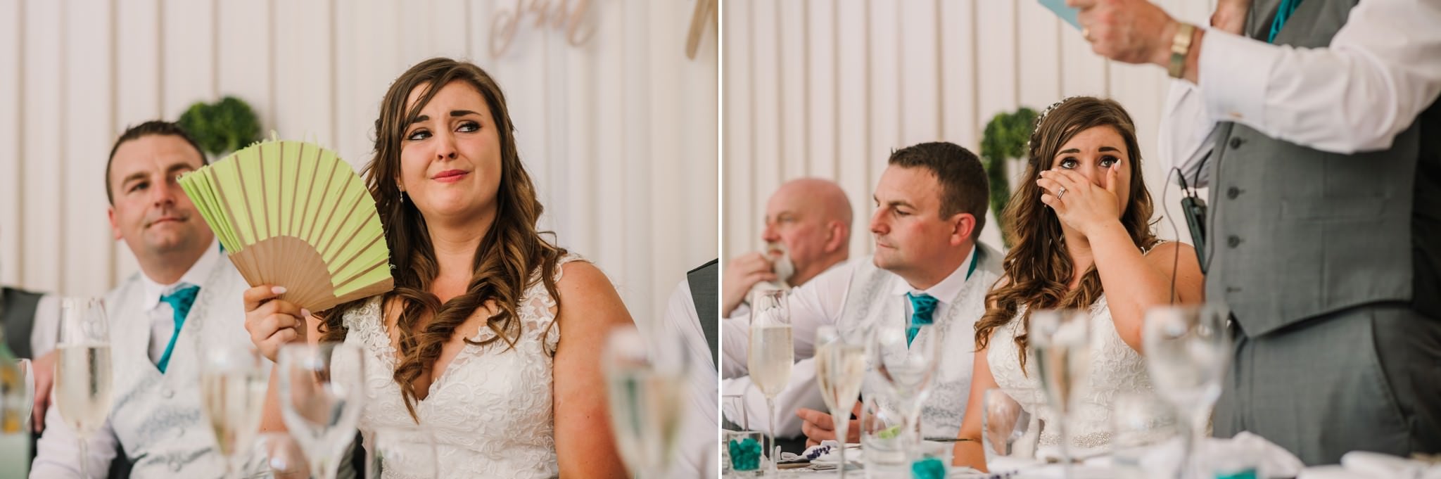 Photos of wedding speeches in New Forest