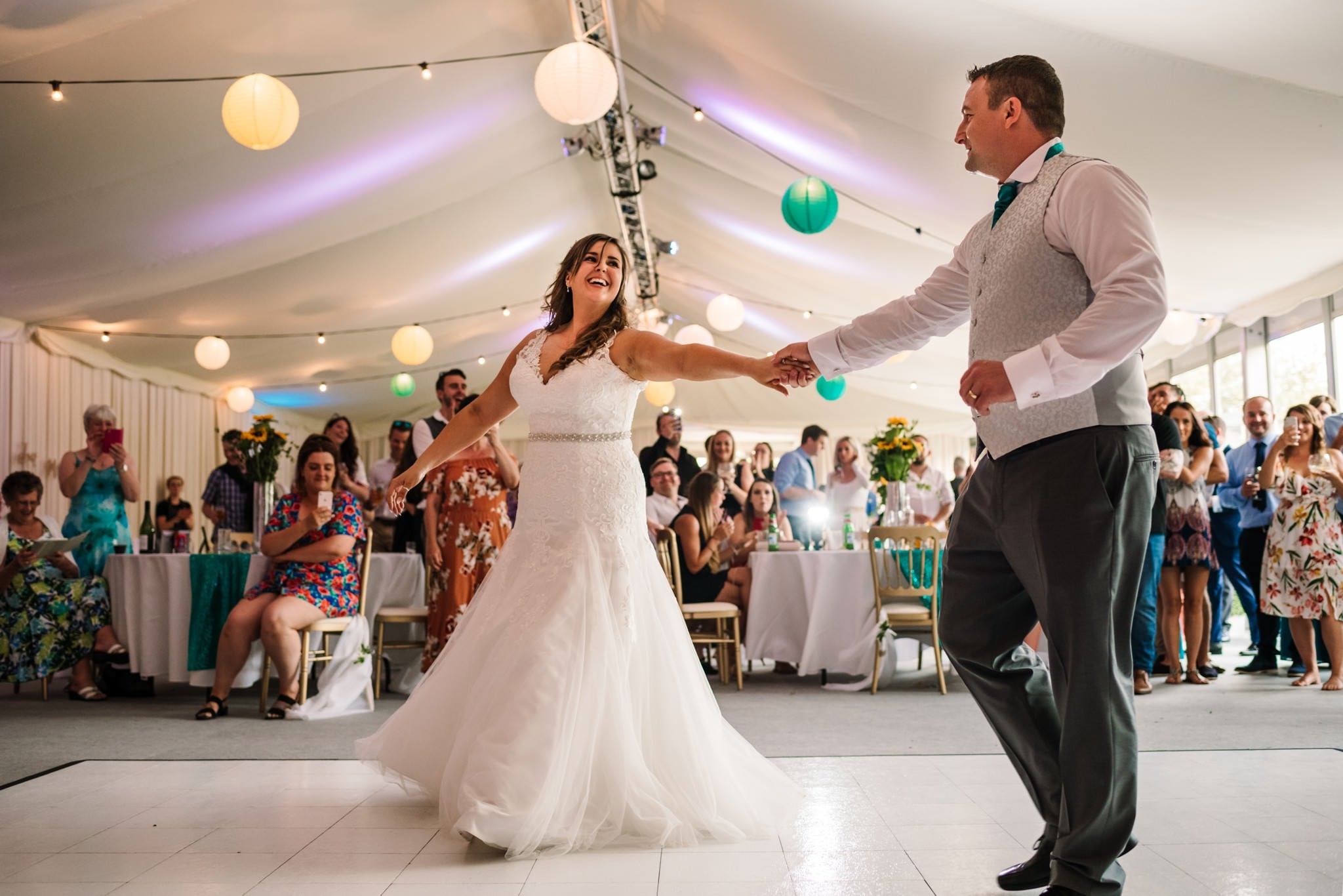 First dance at Gordleton Mill wedding