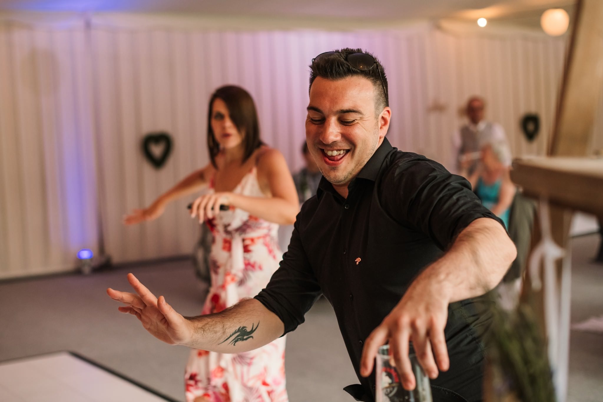 Wedding dancing at Gordleton Mill