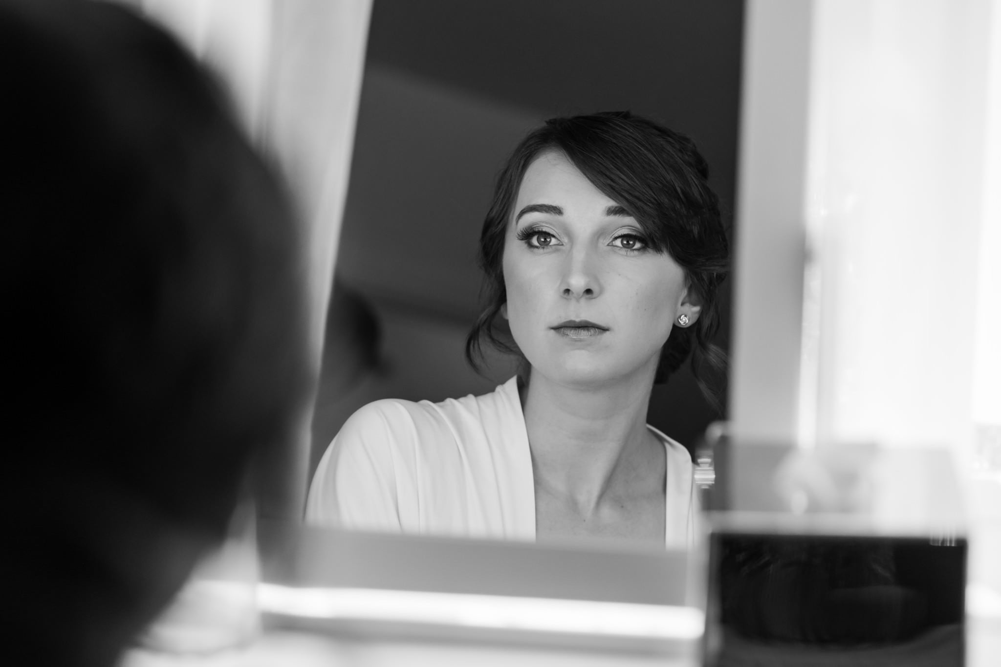 Bride at Parley Manor Wedding
