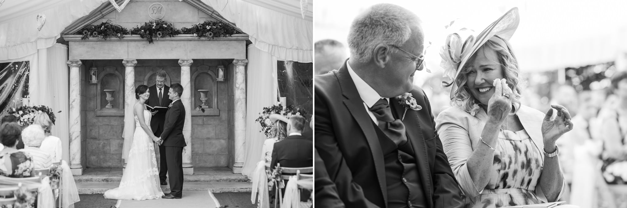 Ceremonies at Parley Manor Wedding