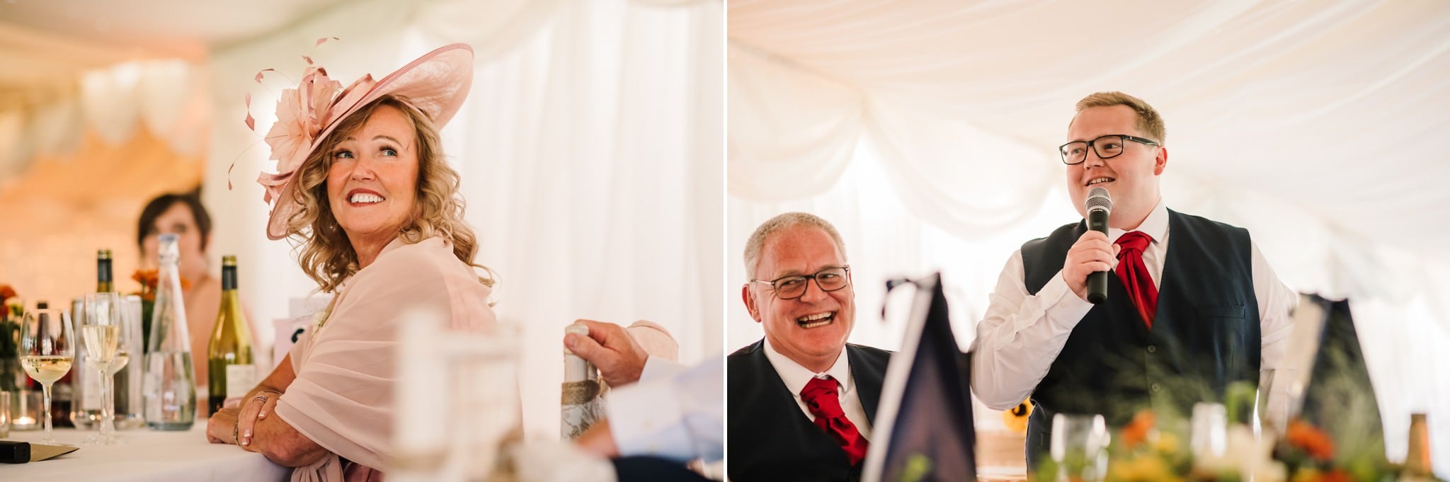 Wedding speeches at Parley Manor