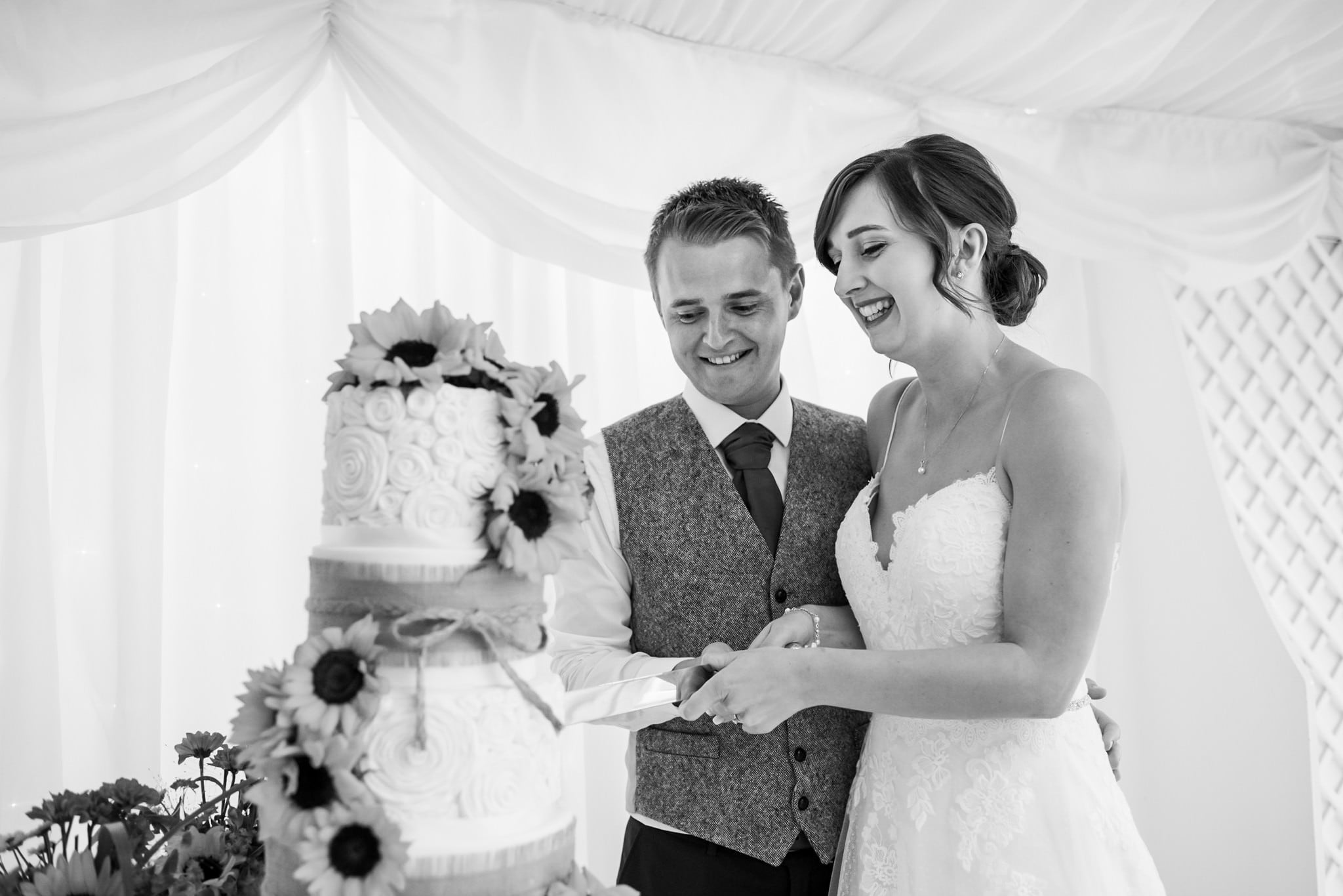 Wedding cake at Parley Manor Wedding