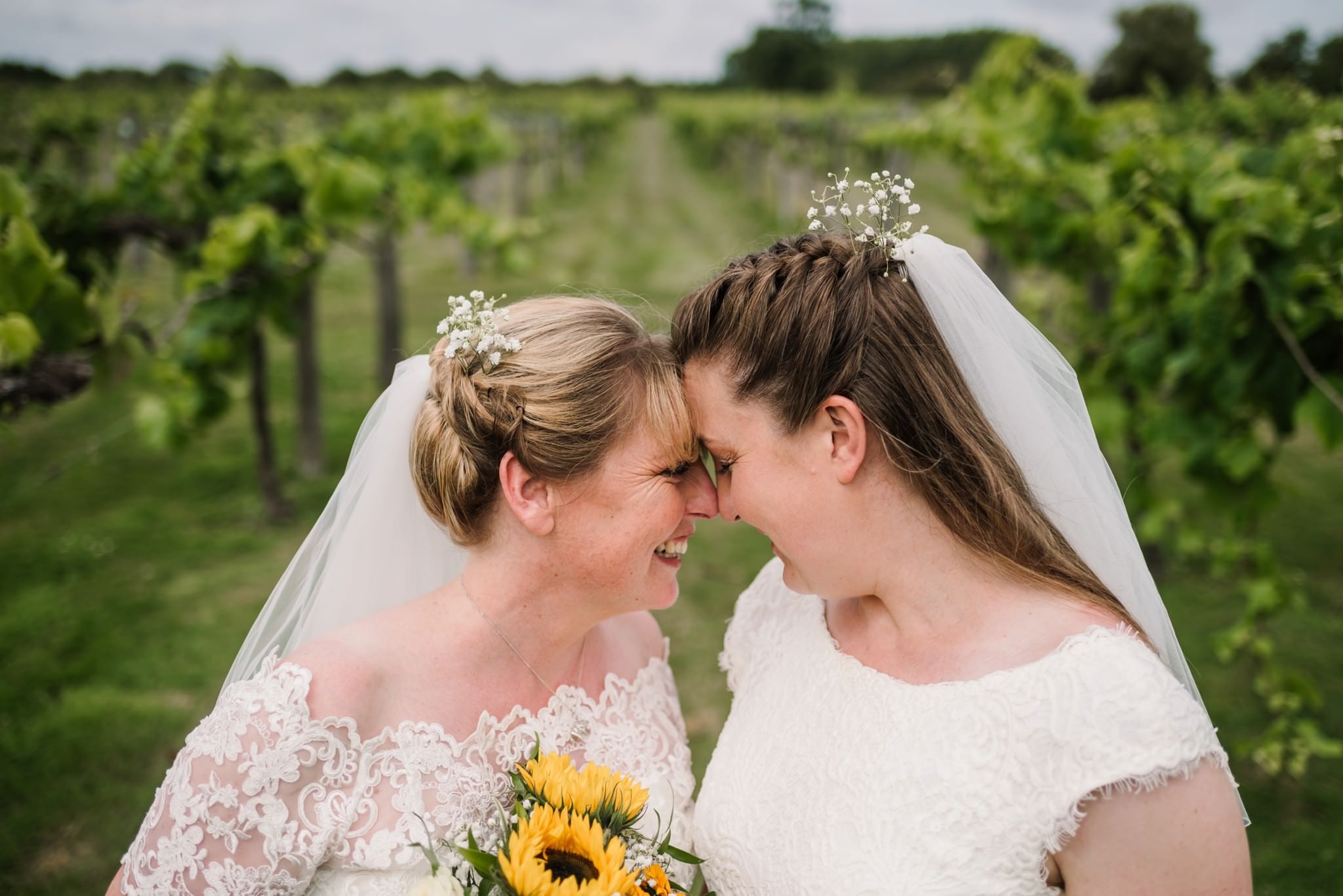 Three Choirs Vineyard wedding day