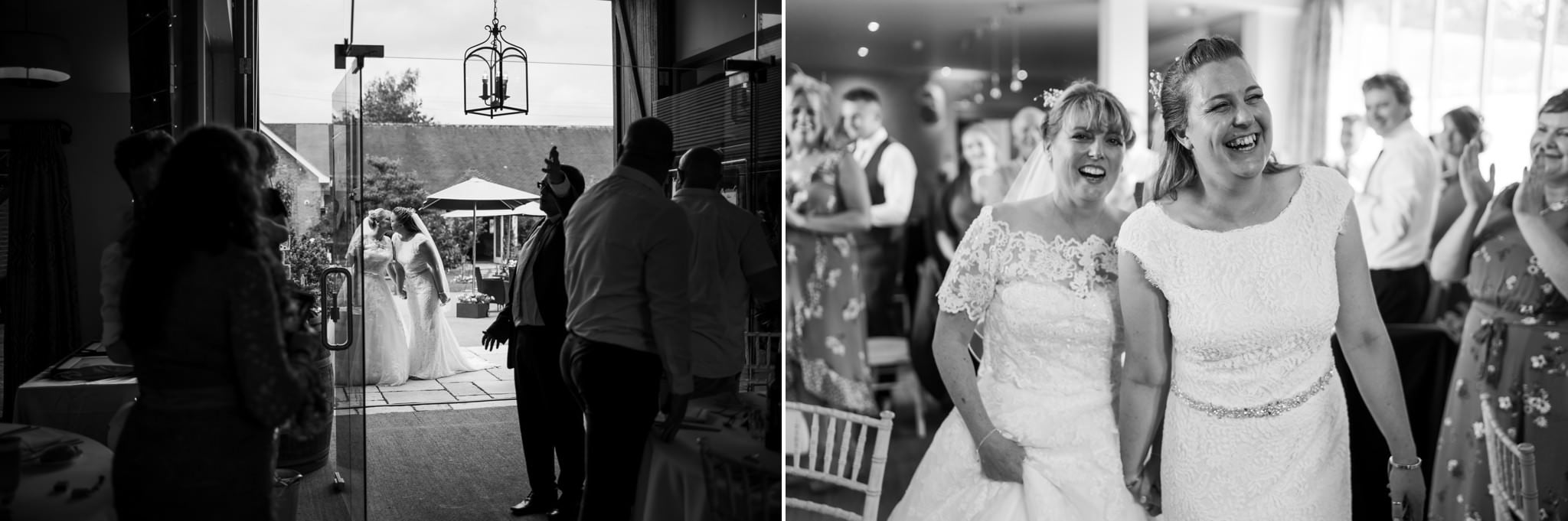 Bridal entrance at Three Choirs Vineyard wedding