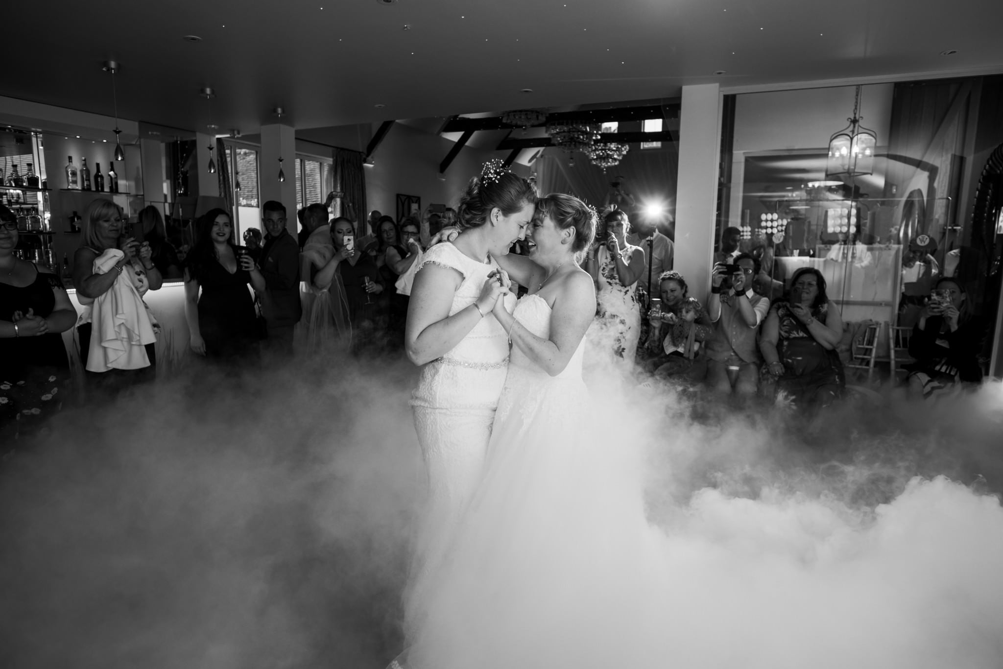 First dance at Three Choirs Vineyard wedding