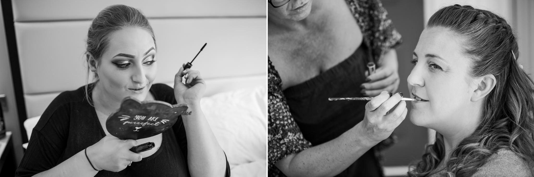 Hampshire wedding make up artist