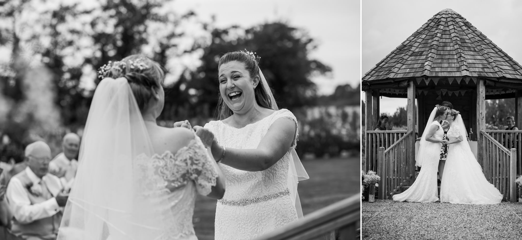 Black and white photography at Three Choirs Vineyard wedding