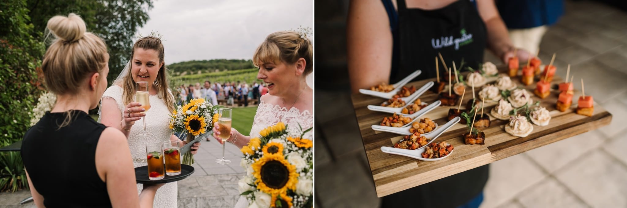 Wild Gastro at Three Choirs Vineyard wedding