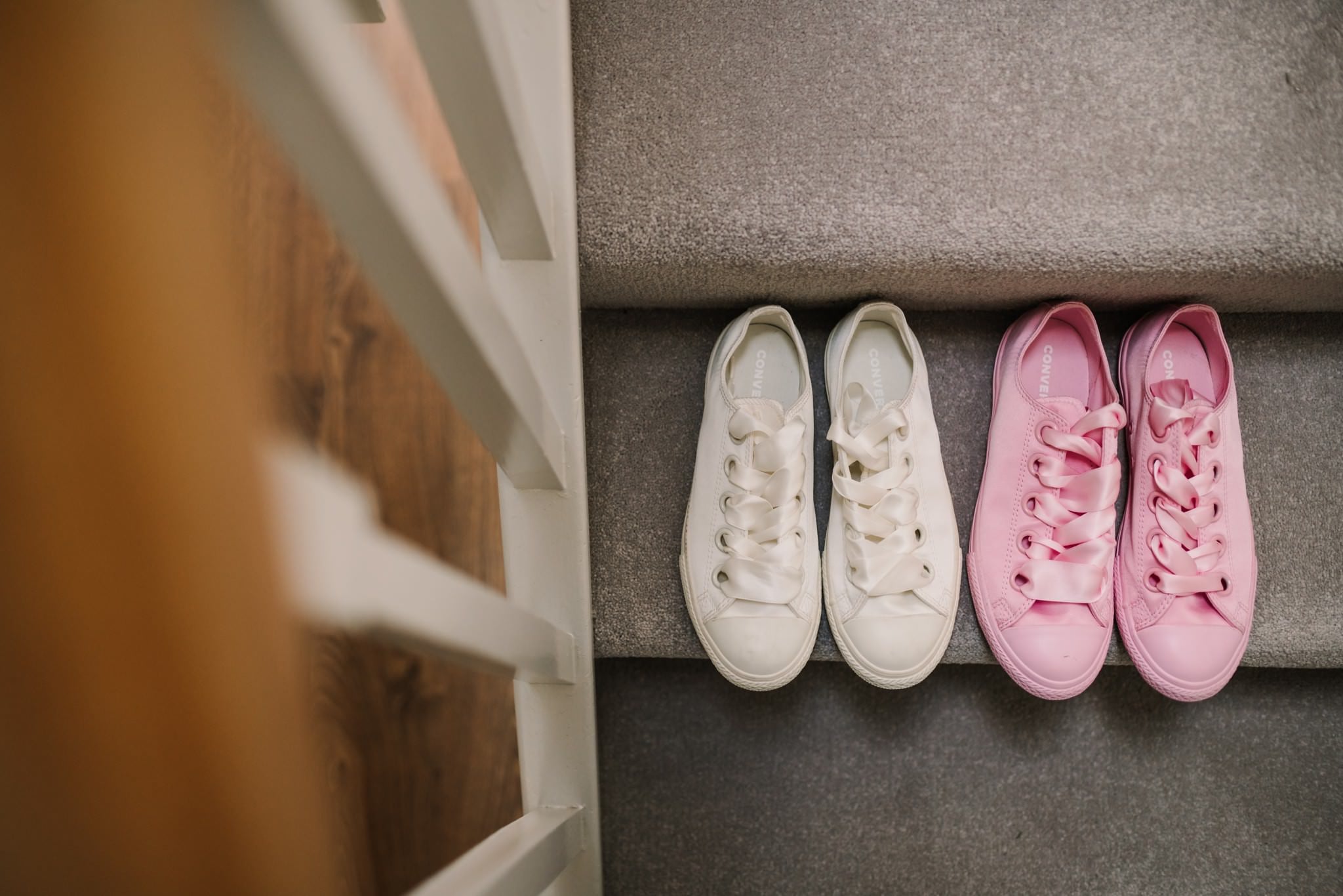 Converse wedding trainers at Three Choirs Vineyard wedding