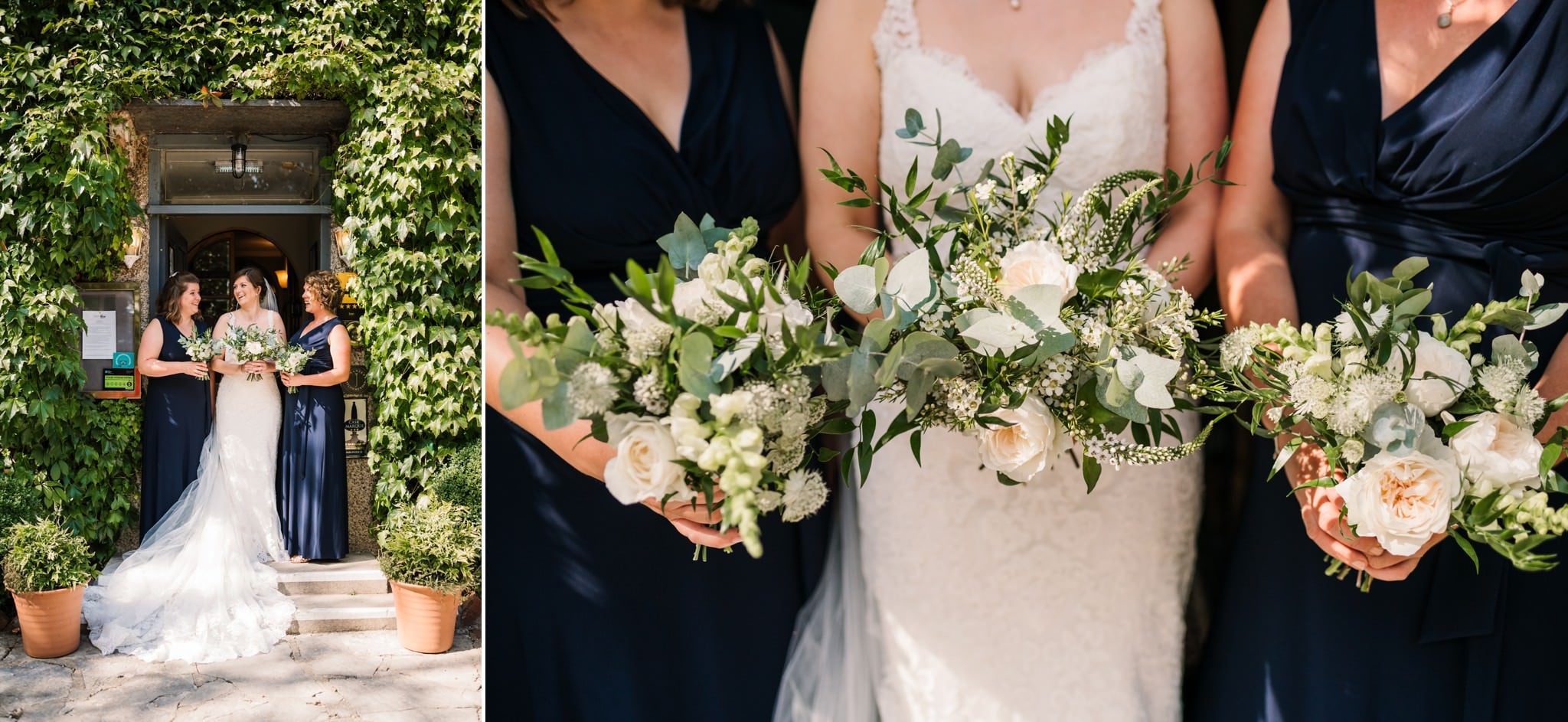 Photography of flowers at Gordleton Mill Wedding