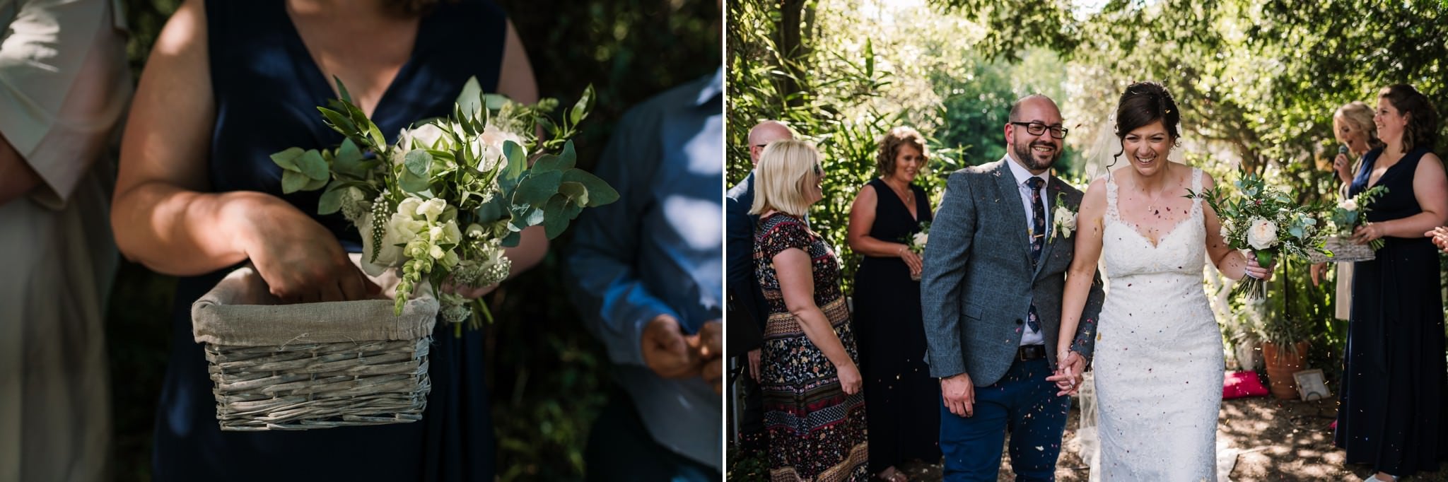 Confetti at Gordleton Mill Wedding