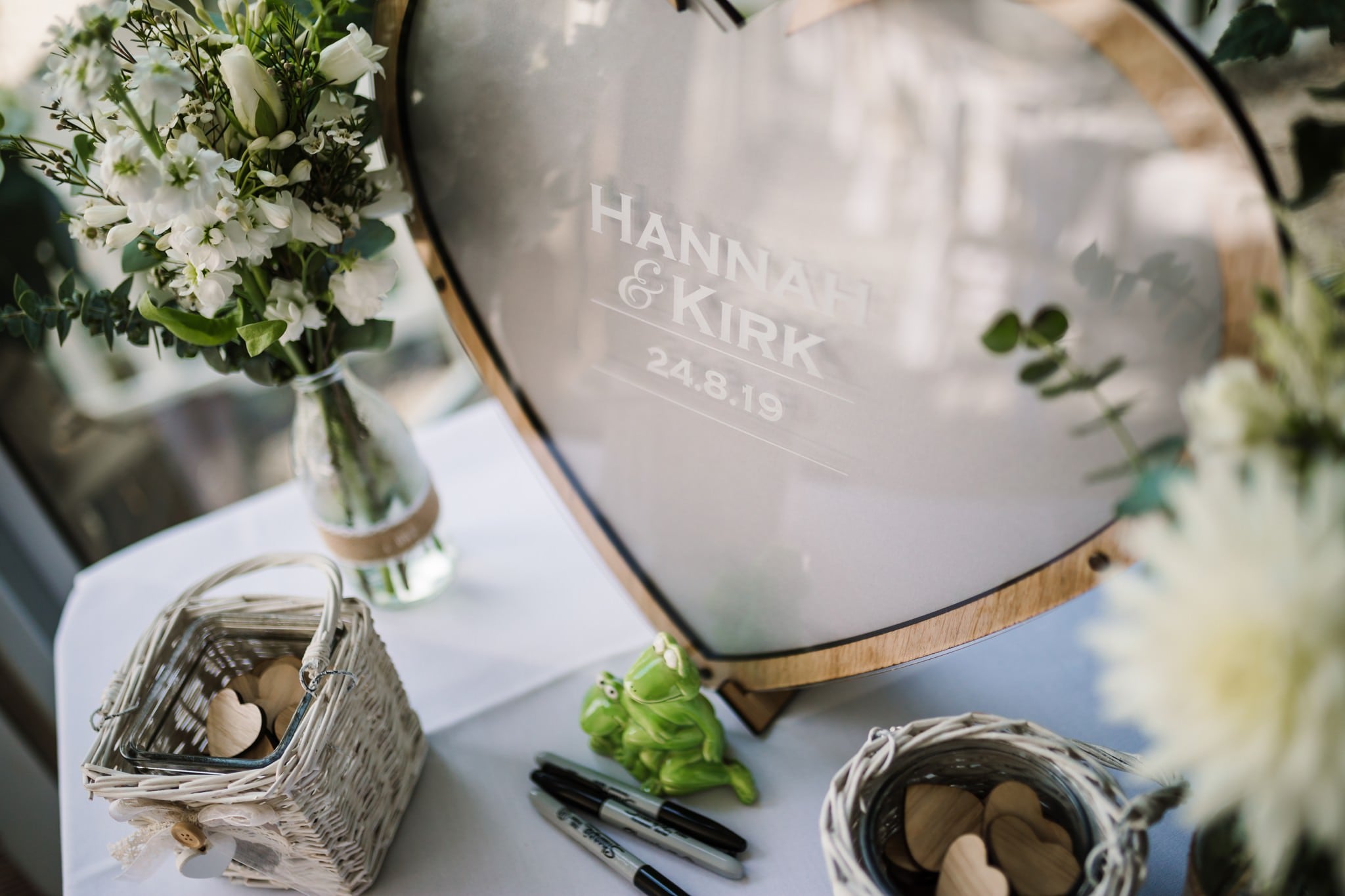 Decor at Gordleton Mill Wedding