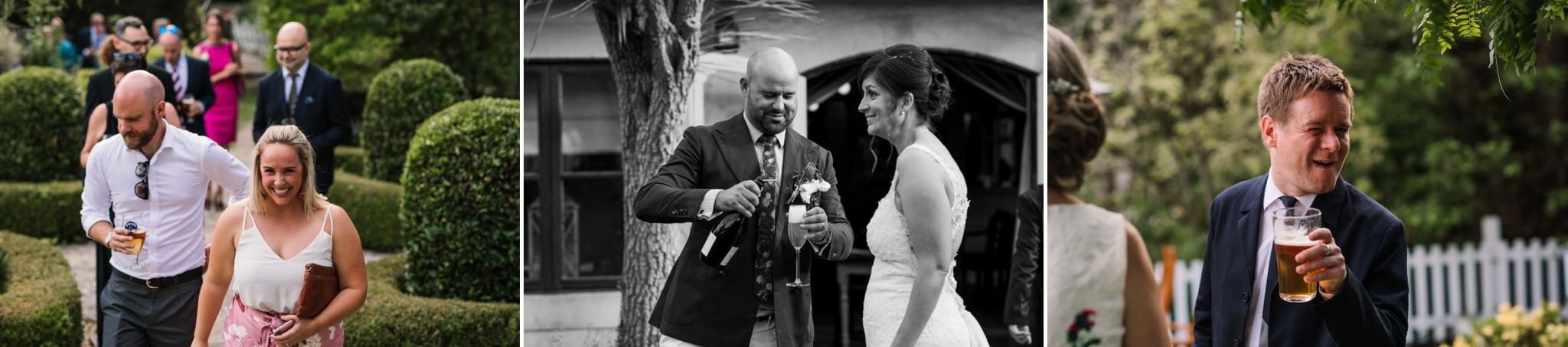 Documentary photographer at Gordleton Mill Wedding