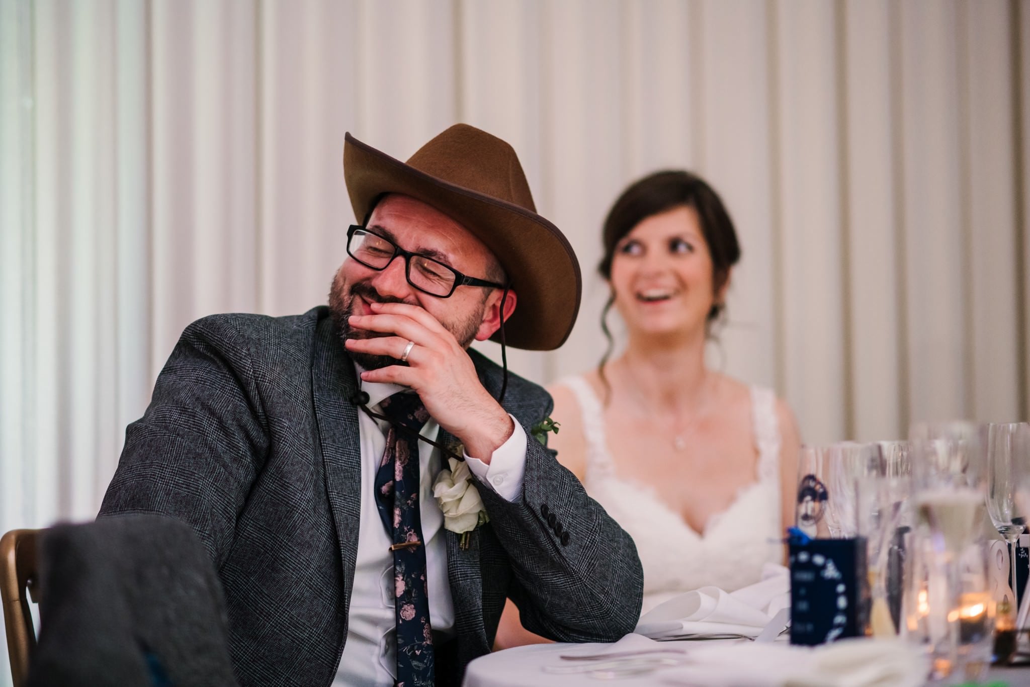 Funny speech ideas at Gordleton Mill Wedding