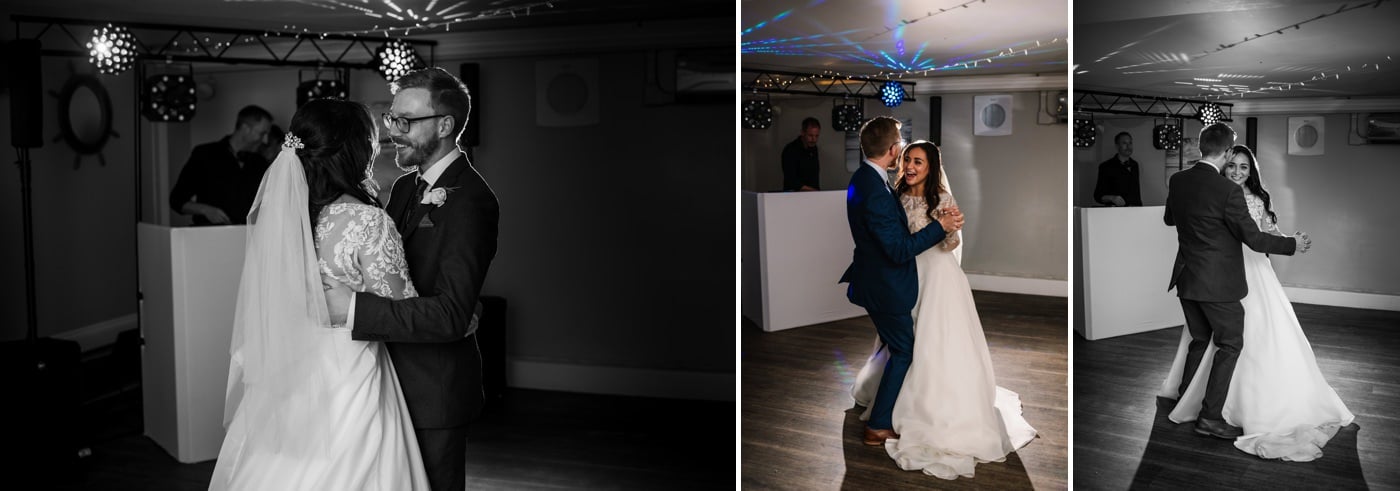 First dance photography at Christchurch Harbour Hotel