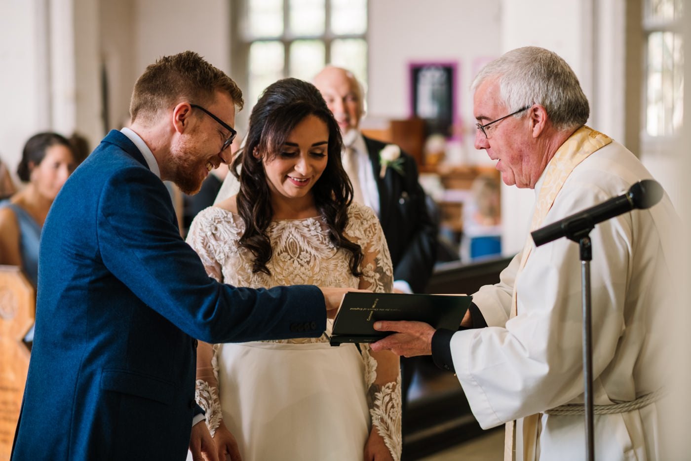 Wedding photography at Church in Dorset