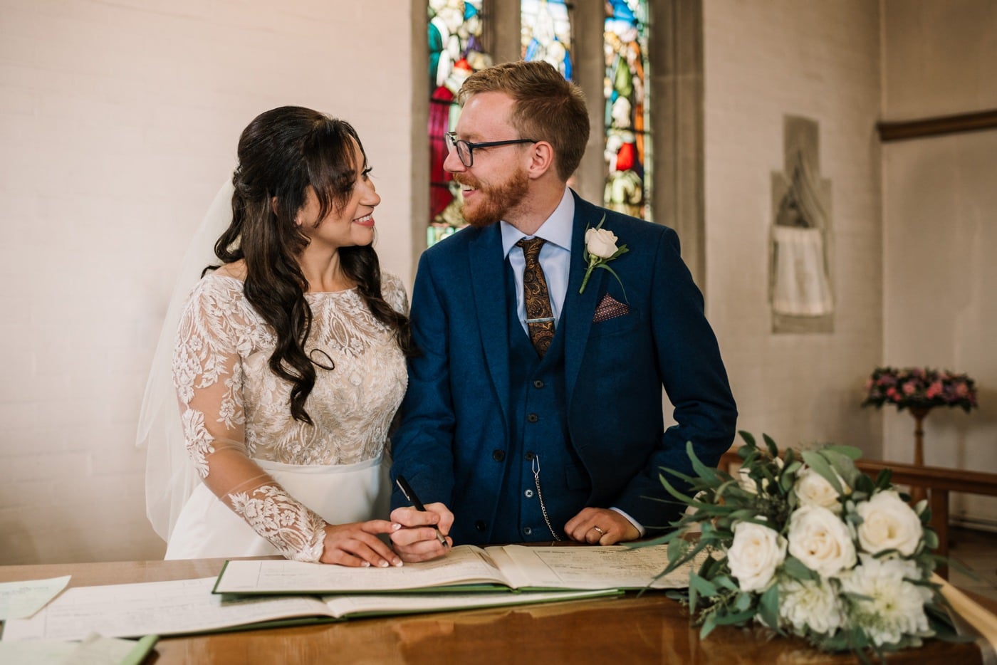 Dorset church wedding photographer