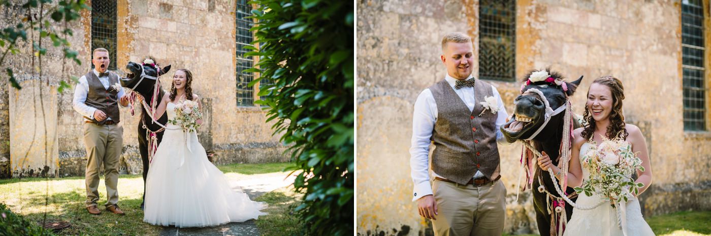 Wedding Horse Milton Abbas Wedding Photographer