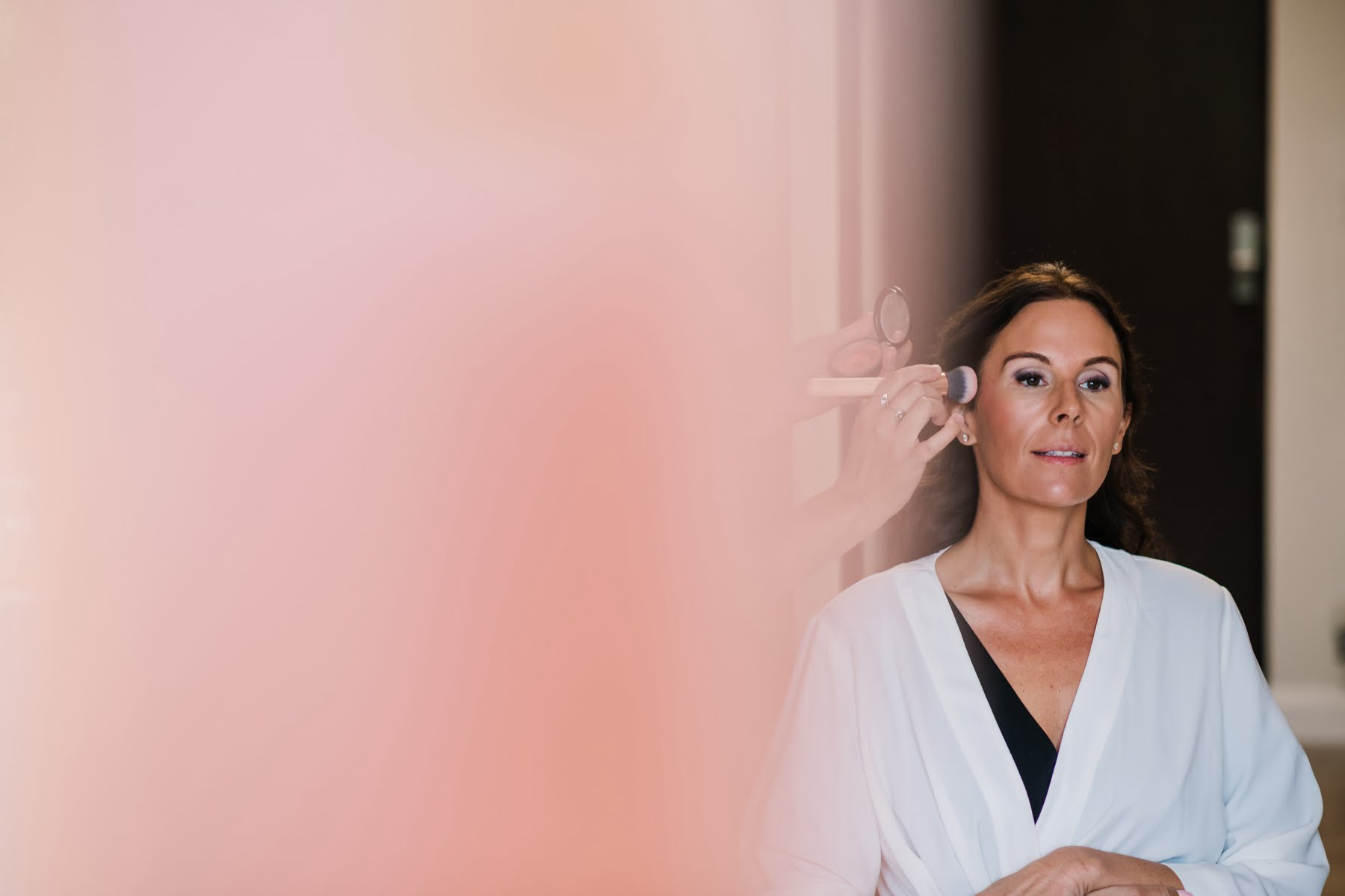 Dorset Wedding Makeup Artist at Luccombe Farm Wedding Photography