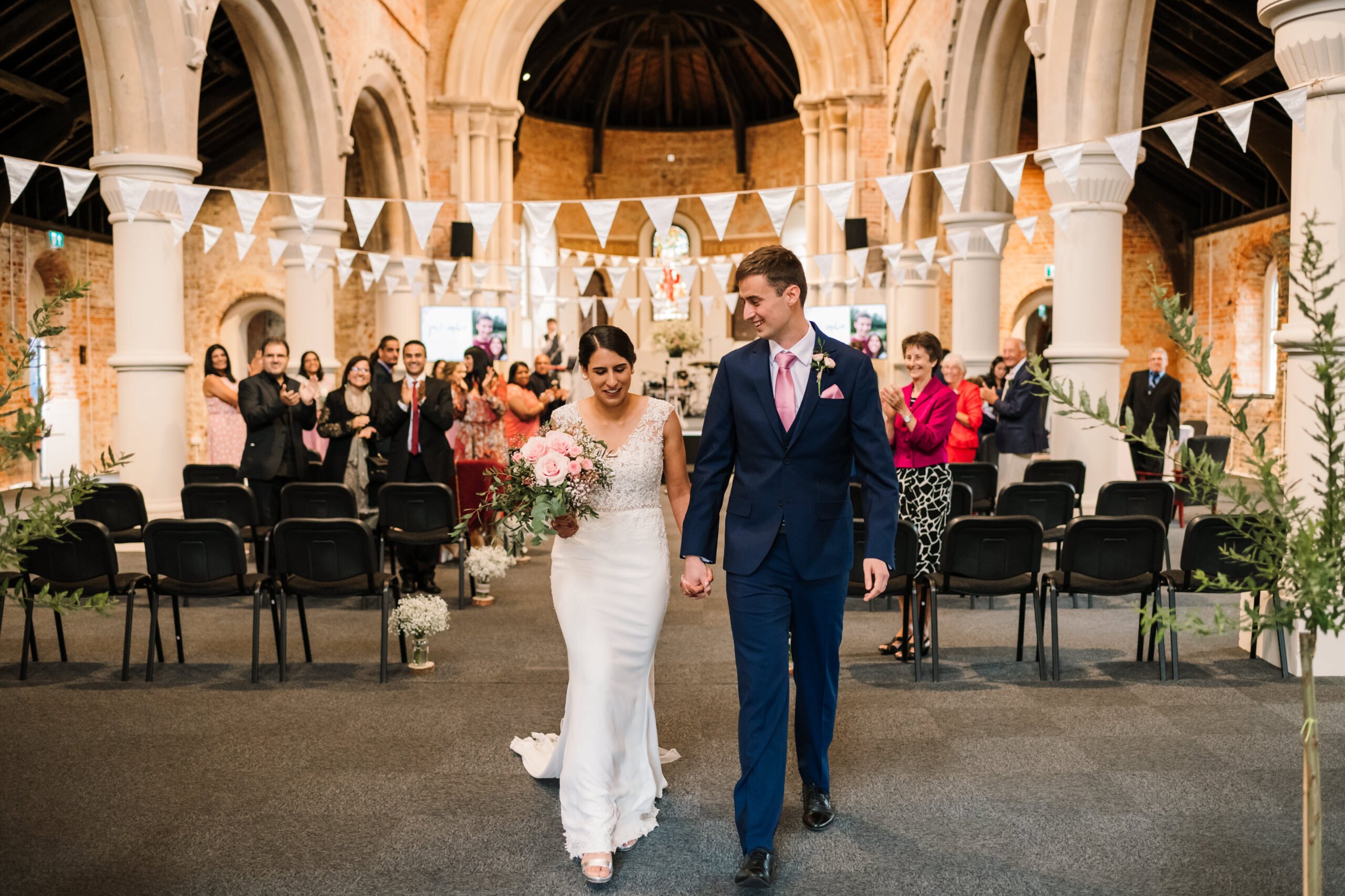 Bride and Groom at Southampton Lighthouse International Church
