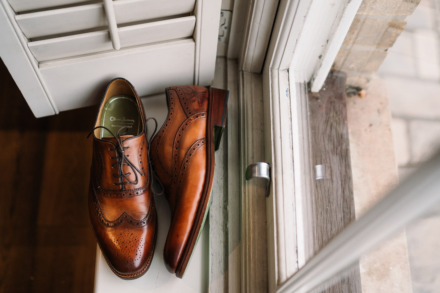 Groom shoes at Kings Arm Wedding
