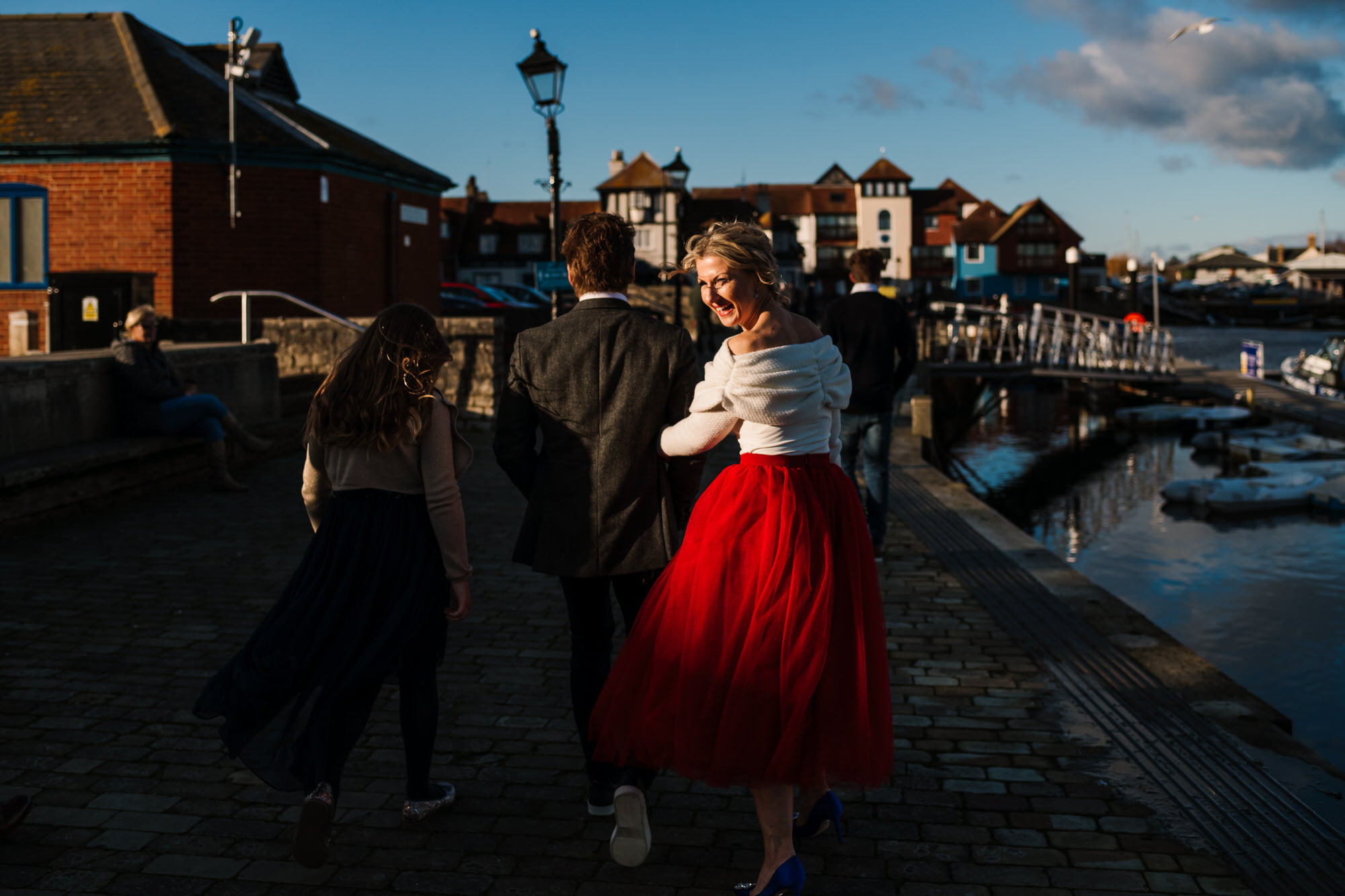 Alternative wedding at Lymington, New Forest