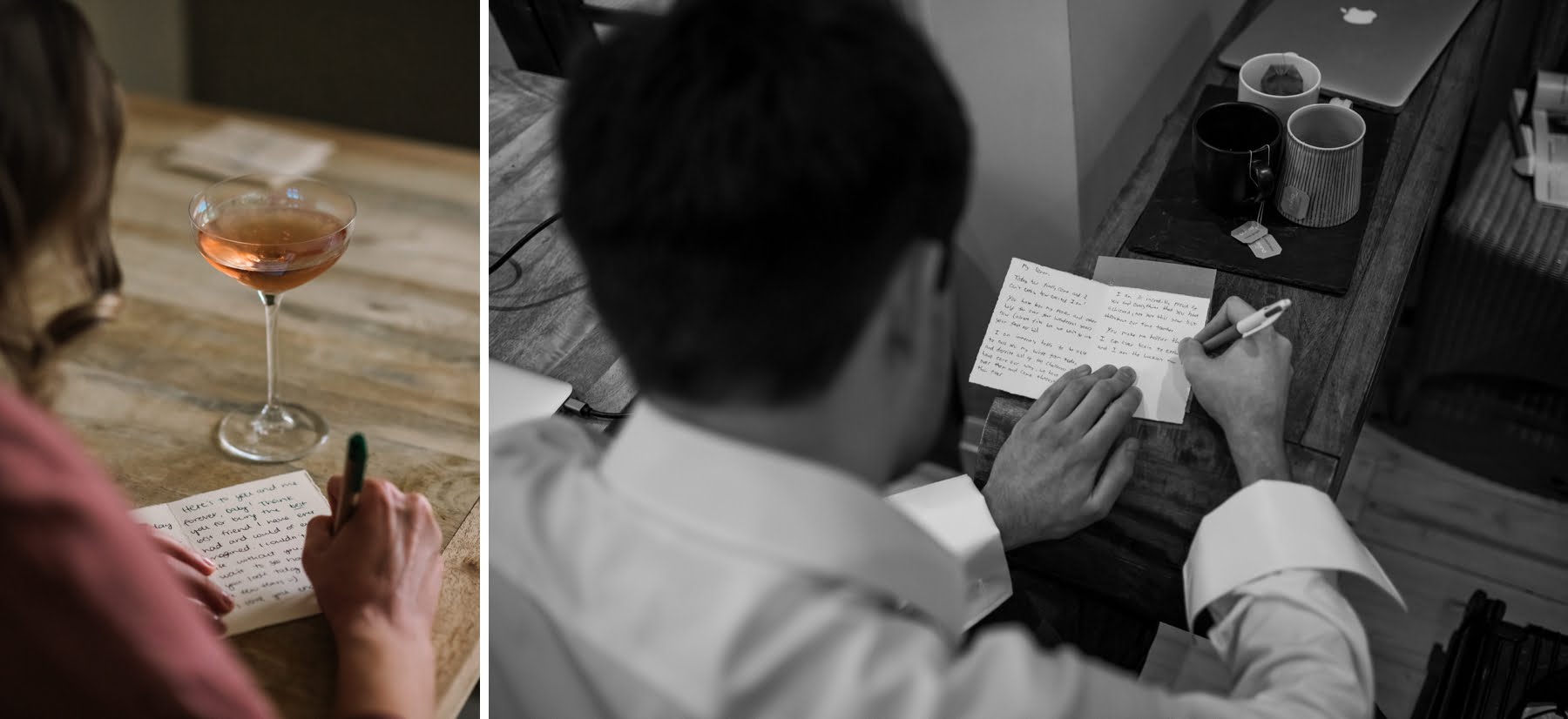 Photo of letter to bride and groom